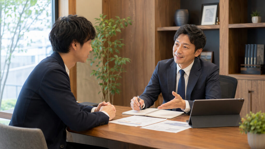 箕面で税理士選びを相談するイメージ