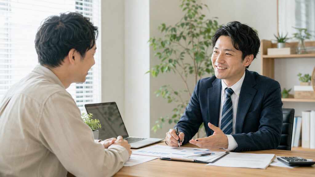 本業への信頼から生まれる相談しやすさのイメージ
