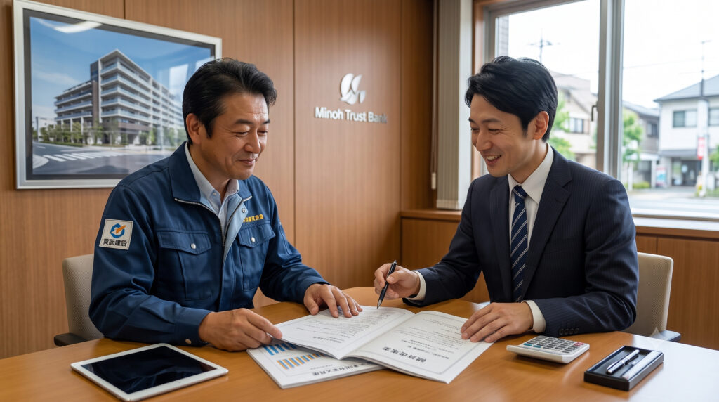 月次面談での会話から融資提案につながったイメージ