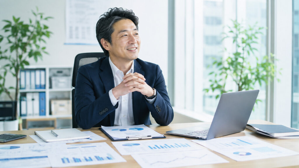 手元資金が増え経営に余裕が生まれたイメージ