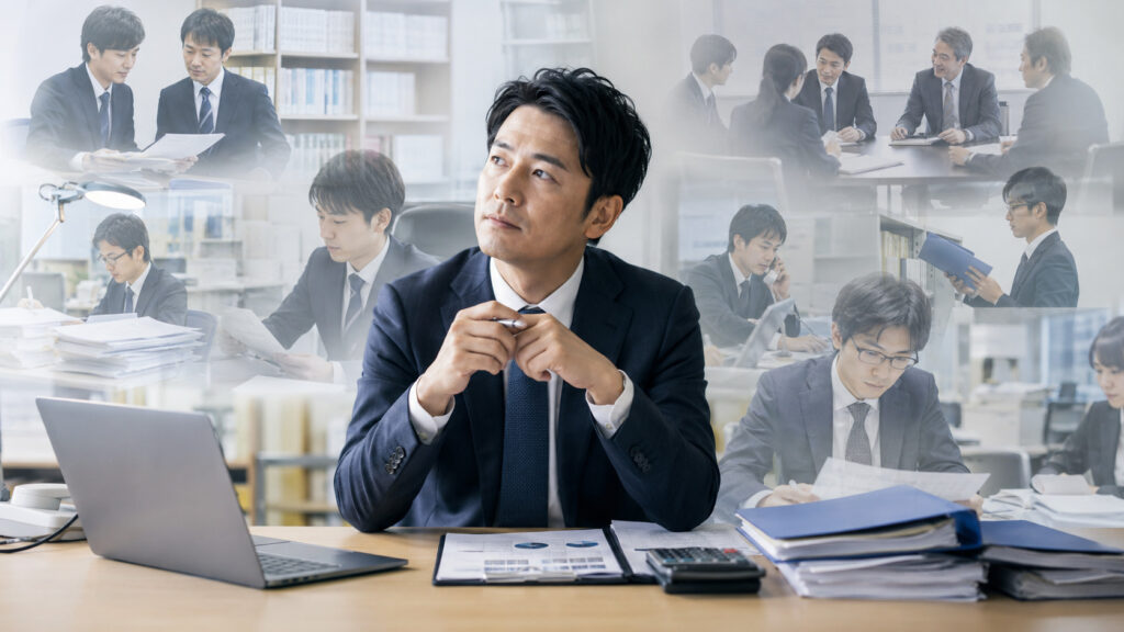 税理士事務所勤務時代を振り返るイメージ