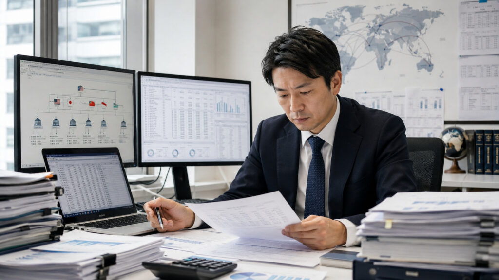 連結納税業務など前例の少ない業務のイメージ